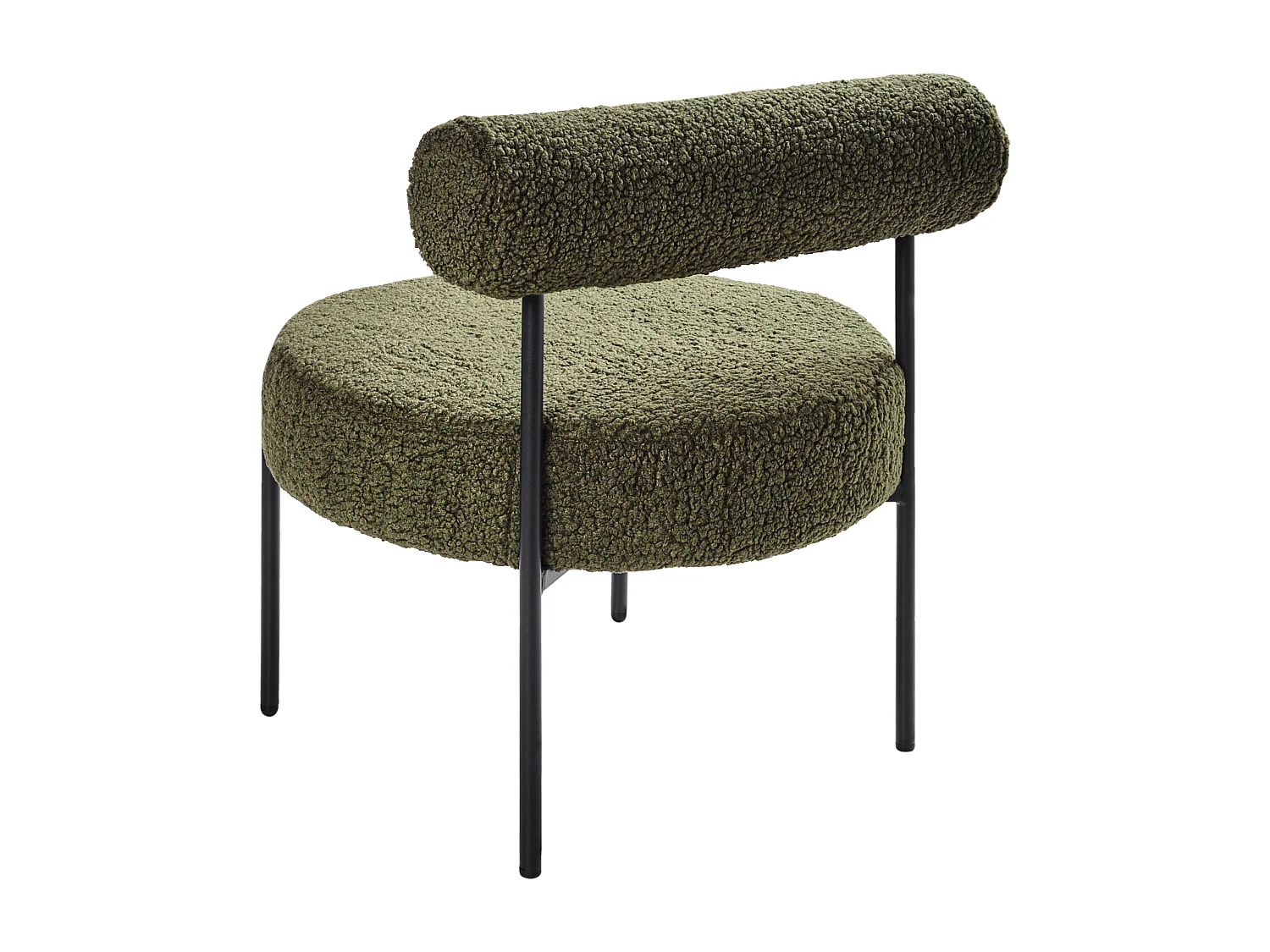 Fauteuil ALPHA Bouclé Vert