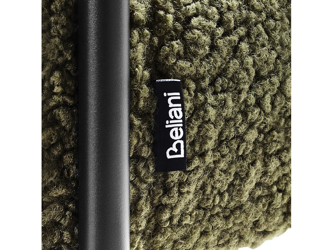 Fauteuil ALPHA Bouclé Vert
