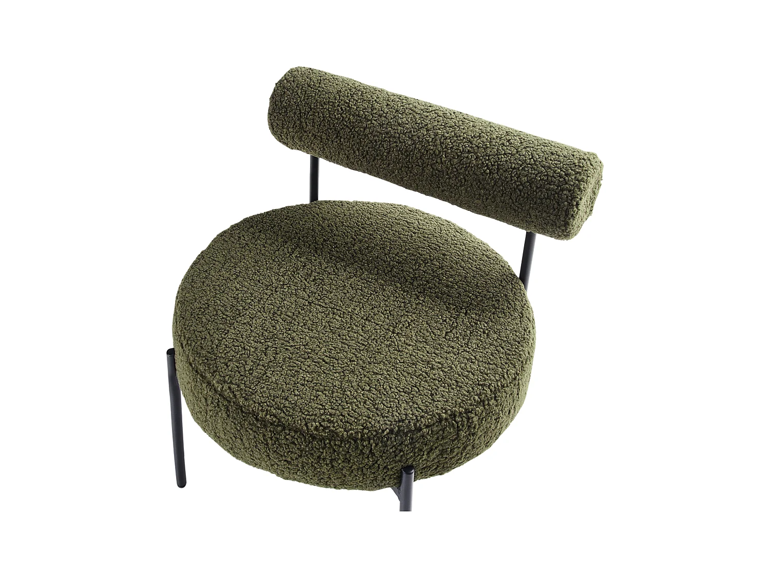 Fauteuil ALPHA Bouclé Vert