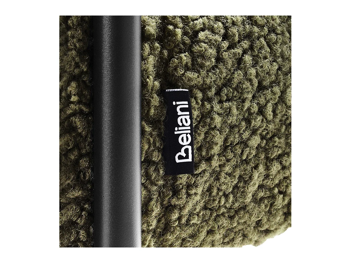 Fauteuil ALPHA Bouclé Vert