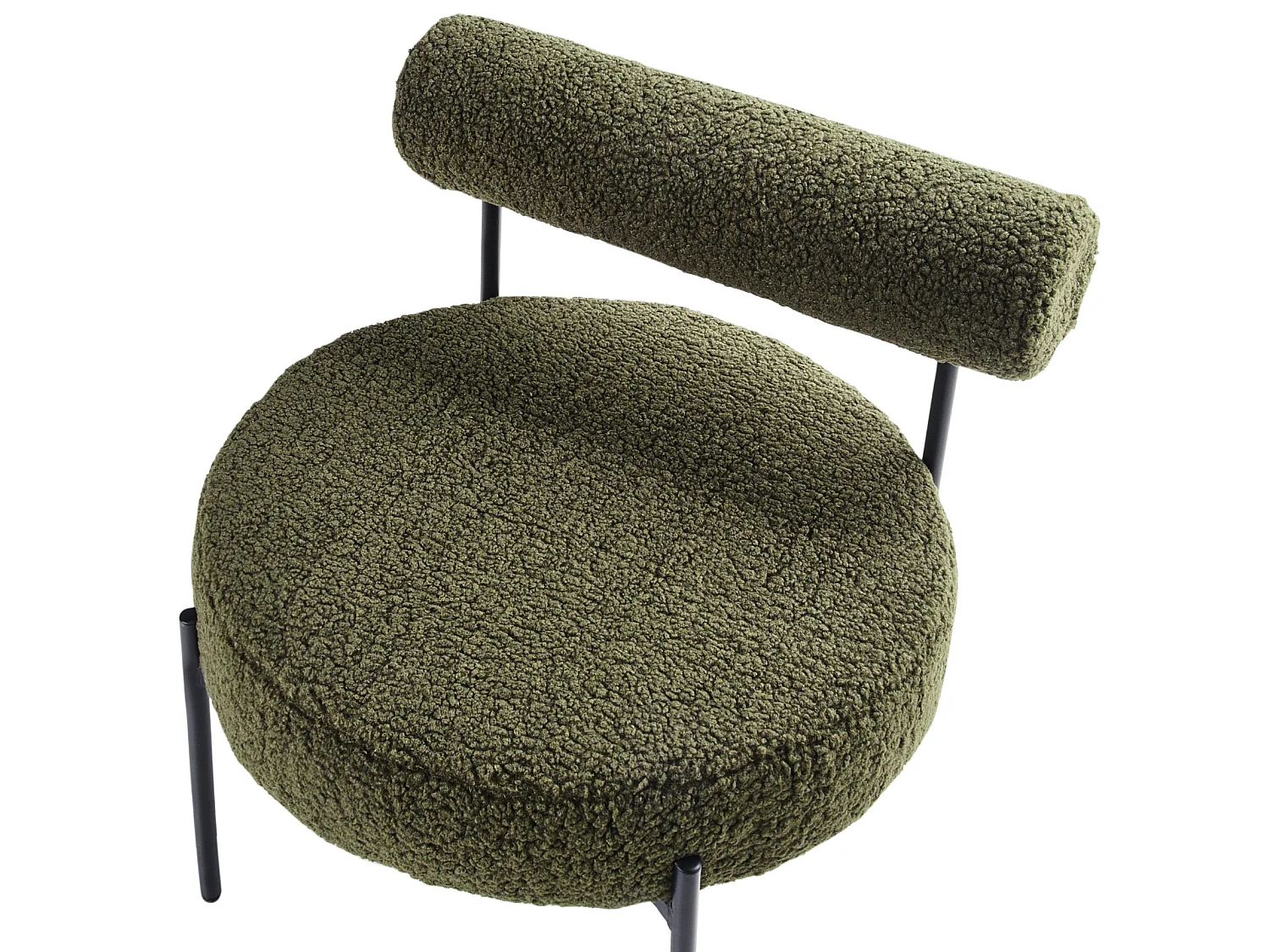 Poltrona ALPHA Bouclé Verde