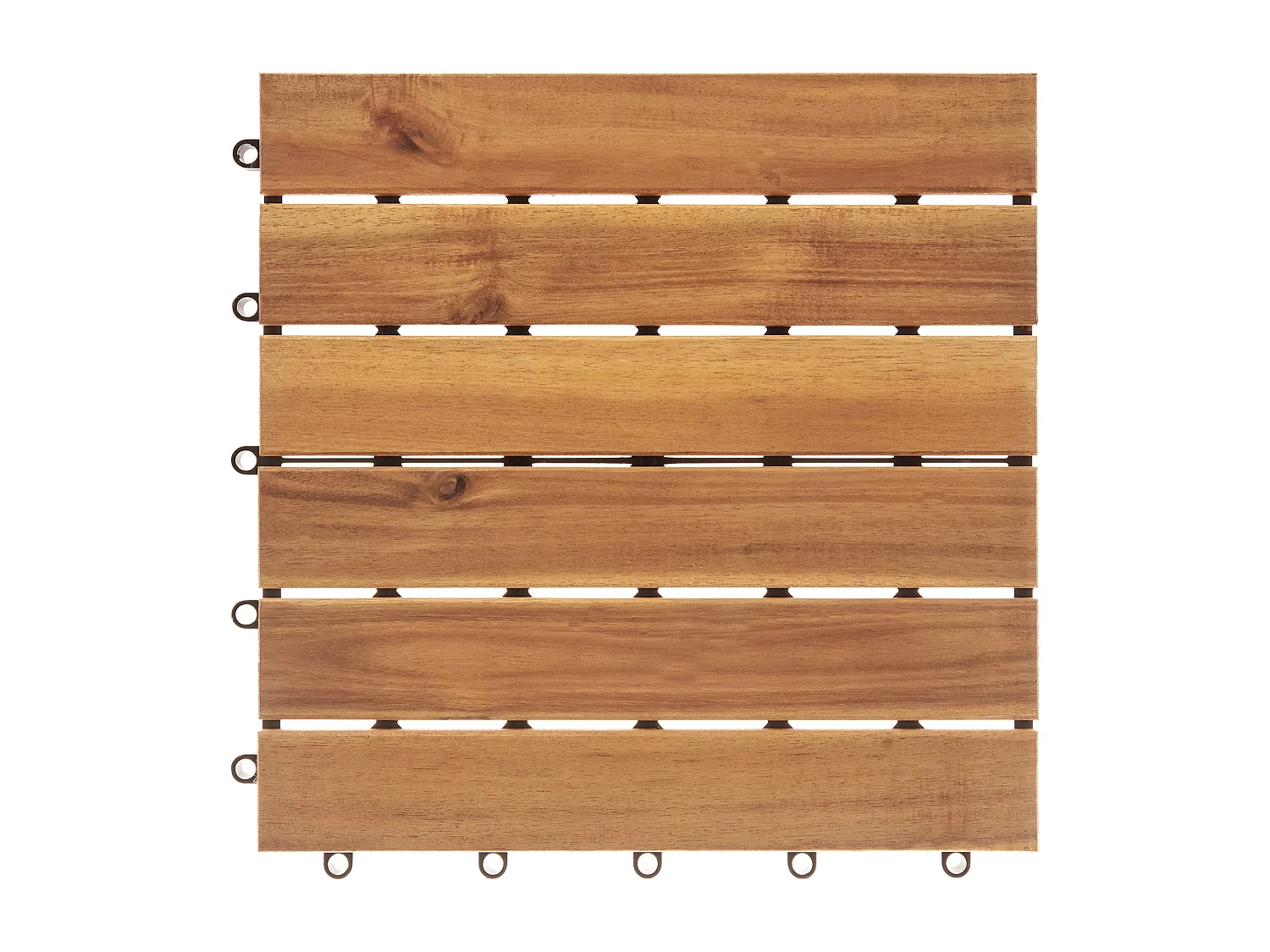 Caillebotis ACCETTURA Bois d'acacia certifié Naturel