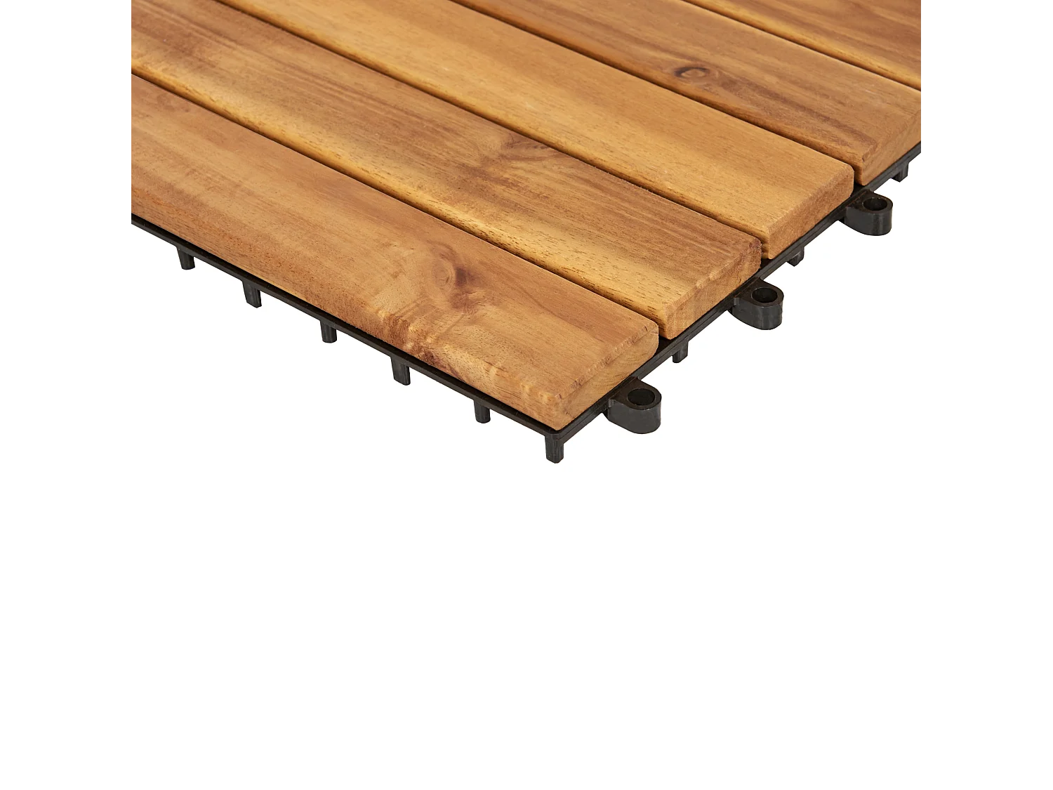 Caillebotis ACCETTURA Bois d'acacia certifié Naturel