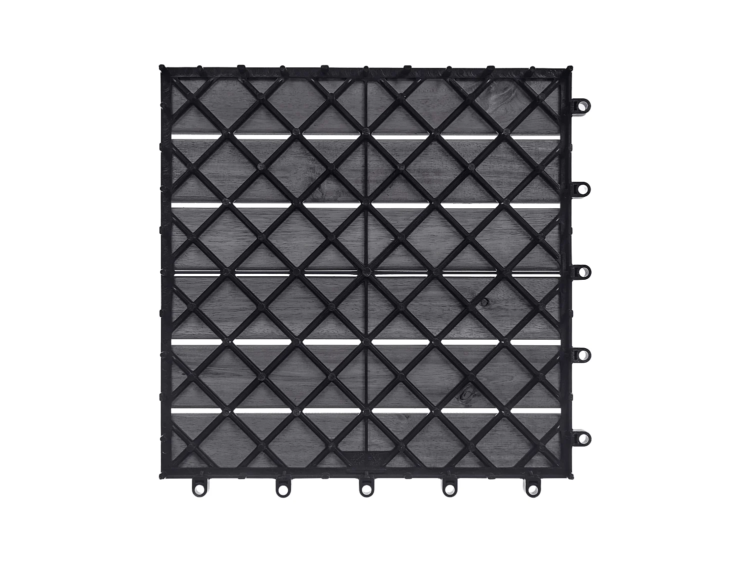Suelo de exterior ACCETTURA Madera de acacia certificada Gris