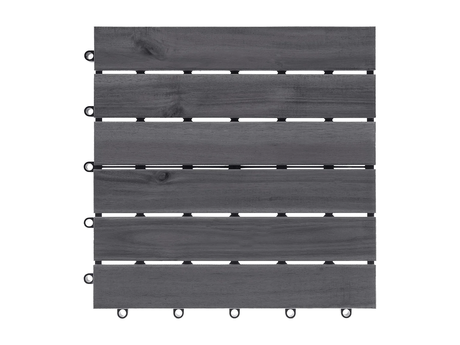 Suelo de exterior ACCETTURA Madera de acacia certificada Gris