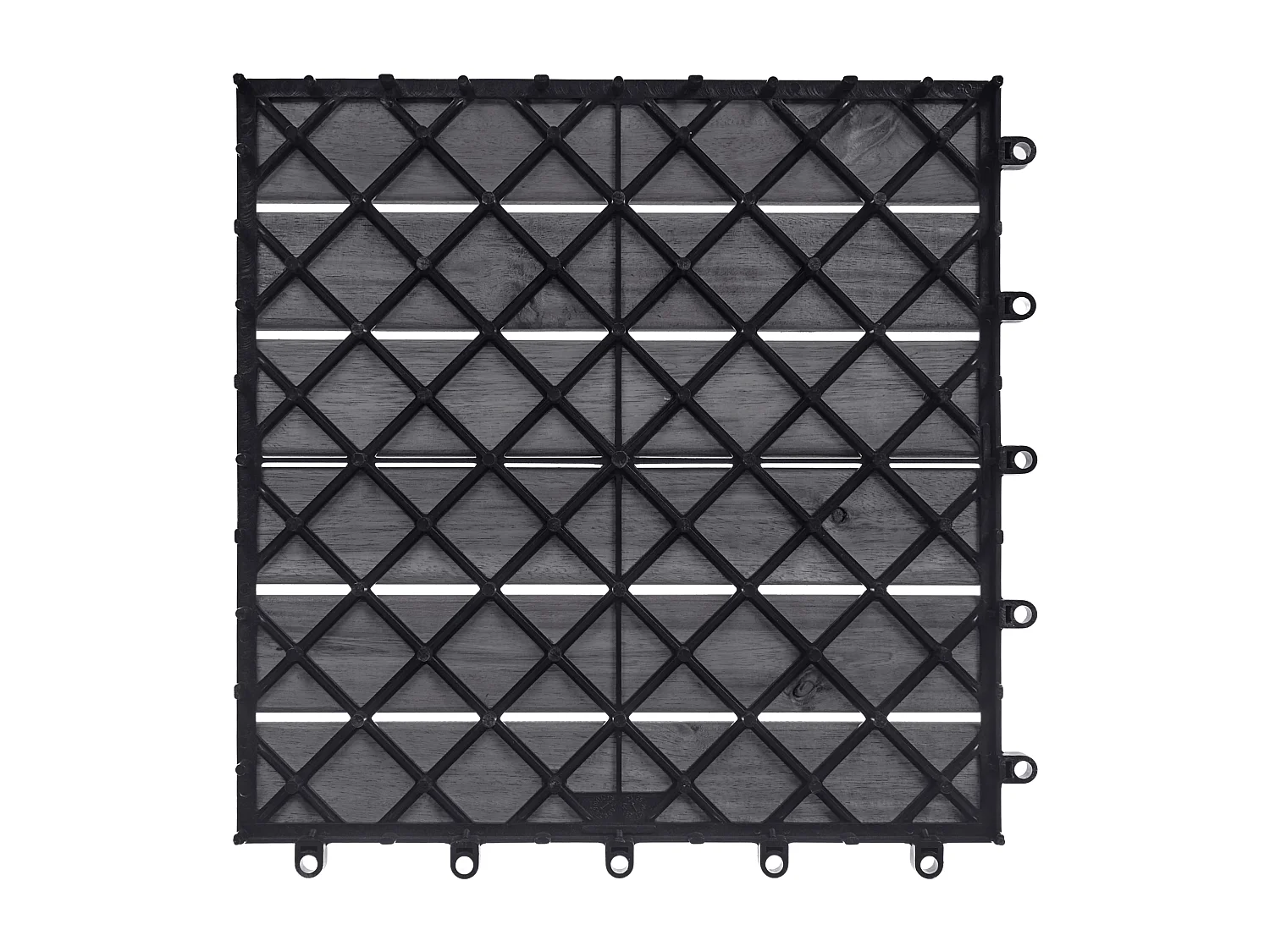 Suelo de exterior ACCETTURA Madera de acacia certificada Gris