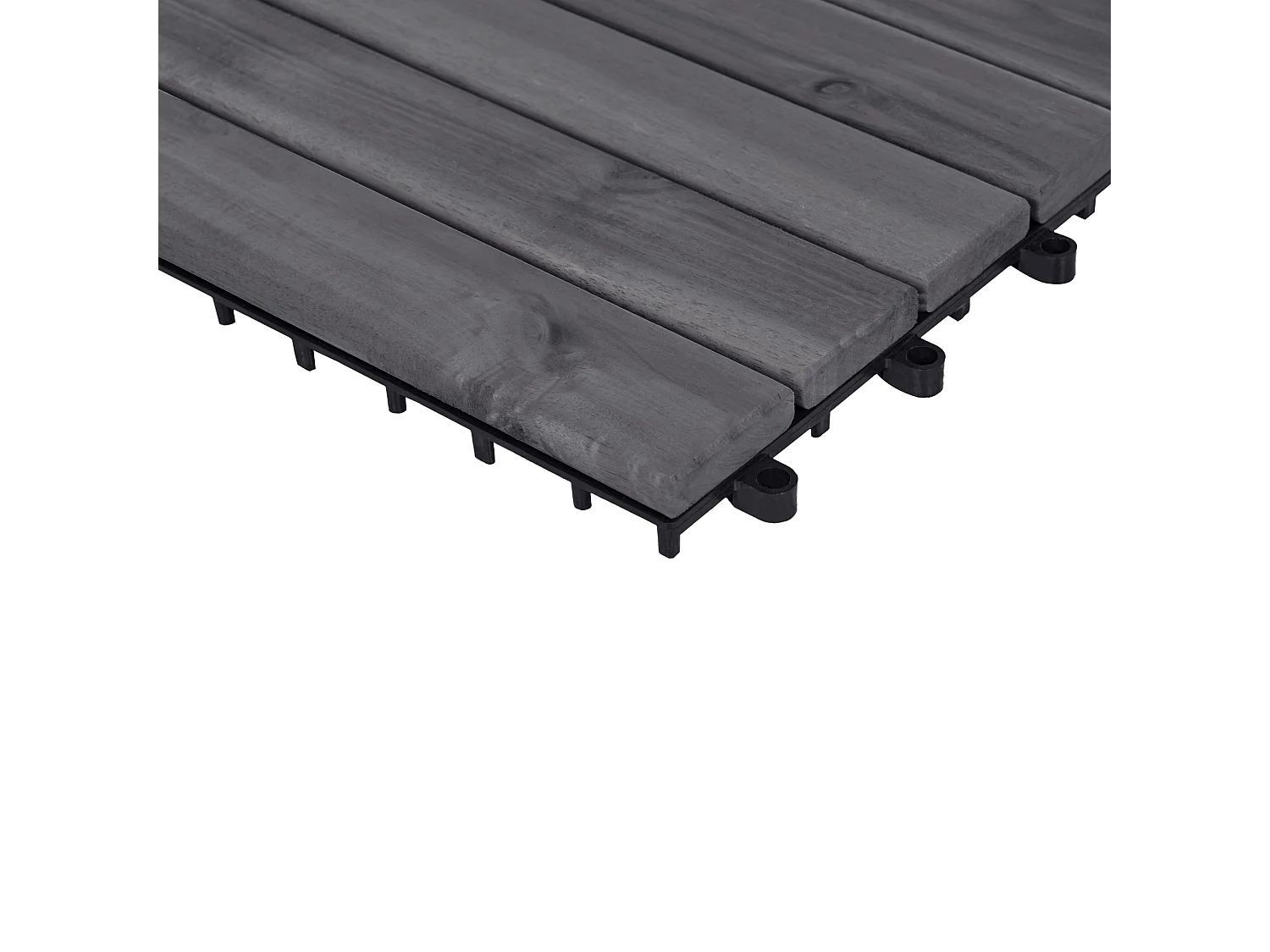 Suelo de exterior ACCETTURA Madera de acacia certificada Gris