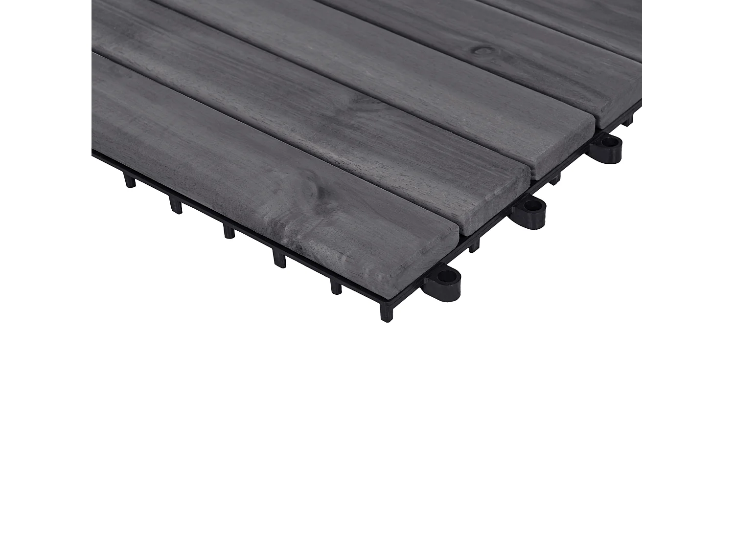 Caillebotis ACCETTURA Bois d'acacia certifié Gris