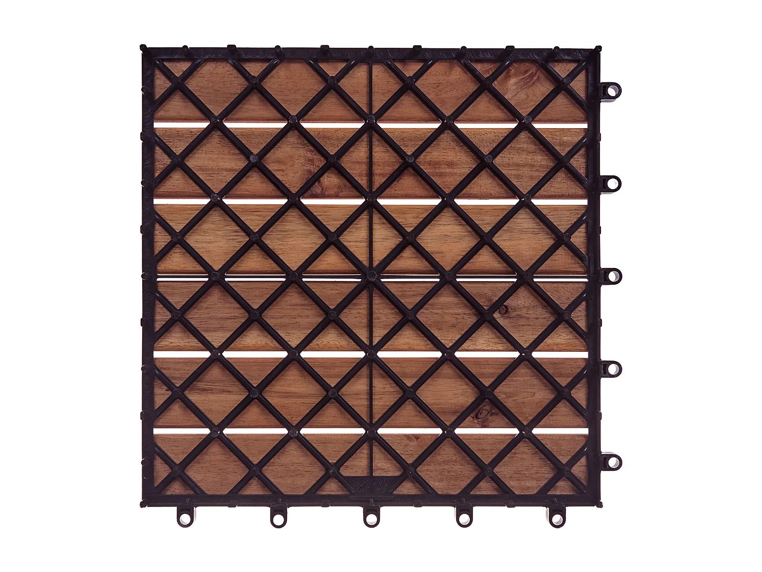 Suelo de exterior ACCETTURA Madera de acacia certificada Marrón