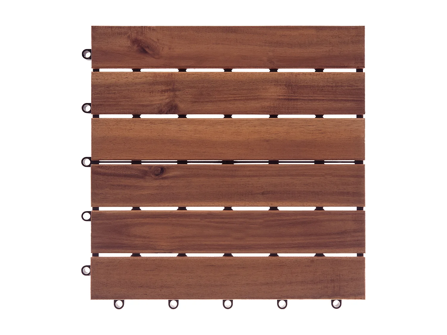 Suelo de exterior ACCETTURA Madera de acacia certificada Marrón