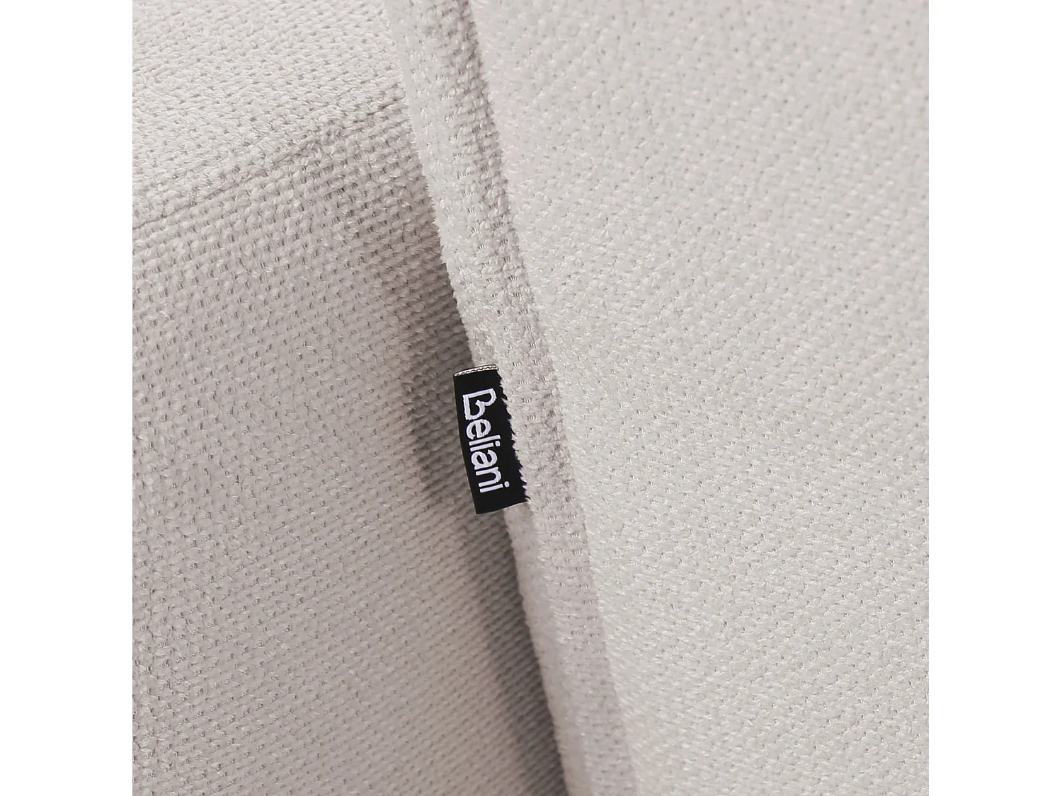 Sofá-cama modular em forma de U ALNES Tecido Branco creme 5 lugares