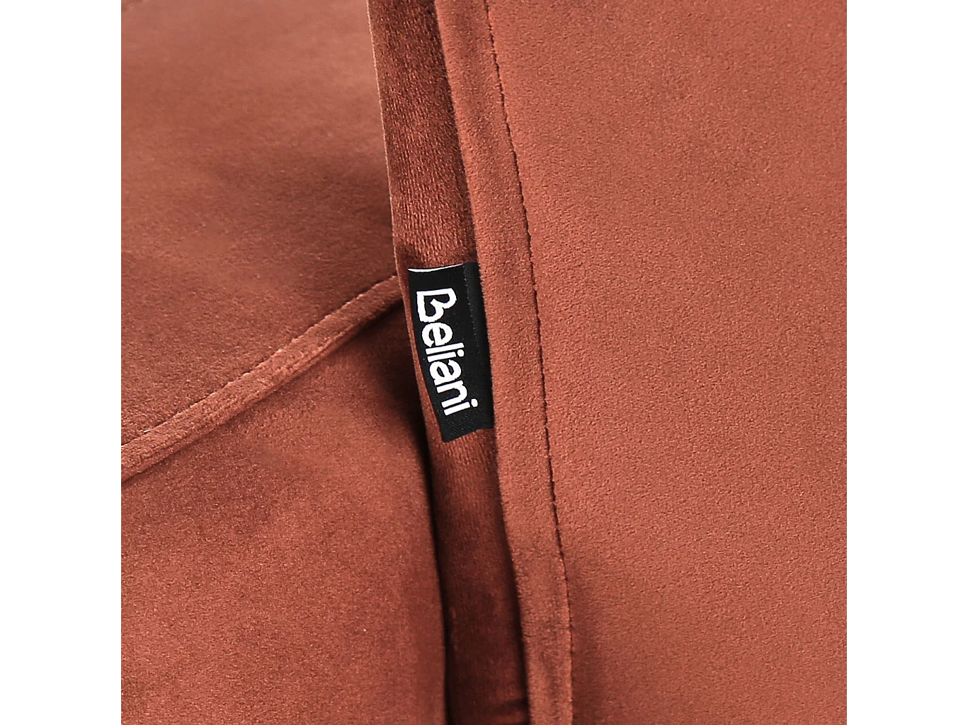 Wohnlandschaft Samtstoff rot gesteppt 5-Sitzer U-Form mit Schlaffunktion Alnes