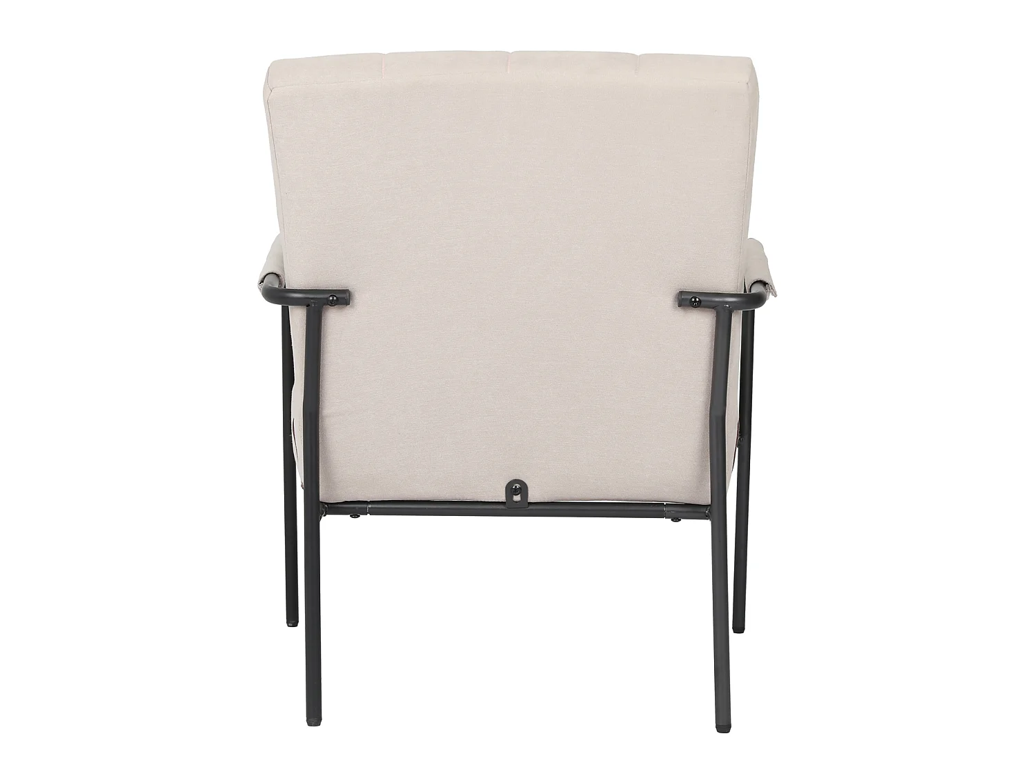 Fauteuil de salon SVITA KYLE Chaise rembourrée Chaise d'appoint Salon avec accoudoir Beige