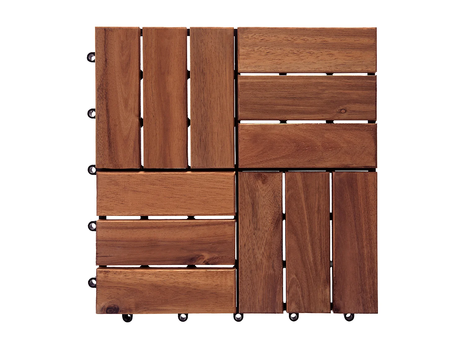 Caillebotis ACERENZA Bois d\'acacia certifié Marron