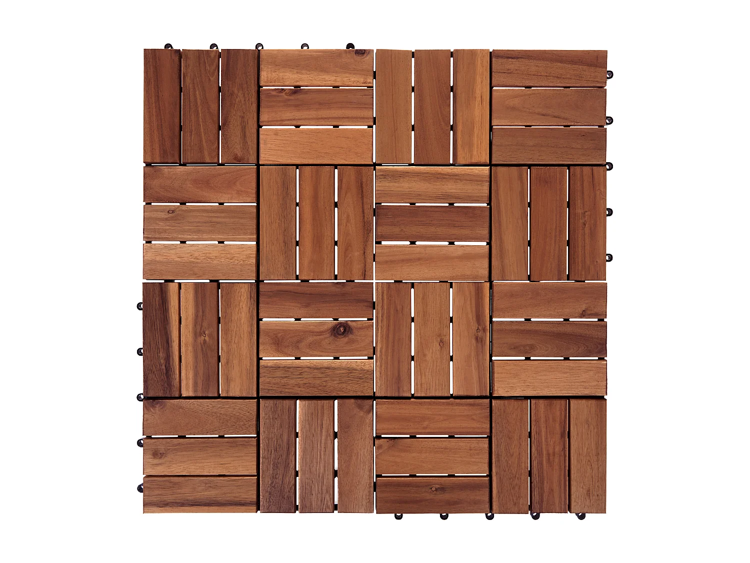 Caillebotis ACERENZA Bois d\'acacia certifié Marron