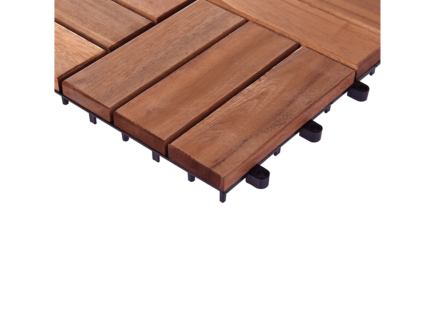 Caillebotis ACERENZA Bois d\'acacia certifié Marron