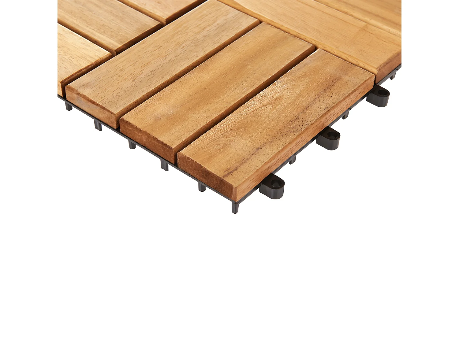 Płytki tarasowe ACERENZA Certyfikowane drewno akacjowe Naturalny