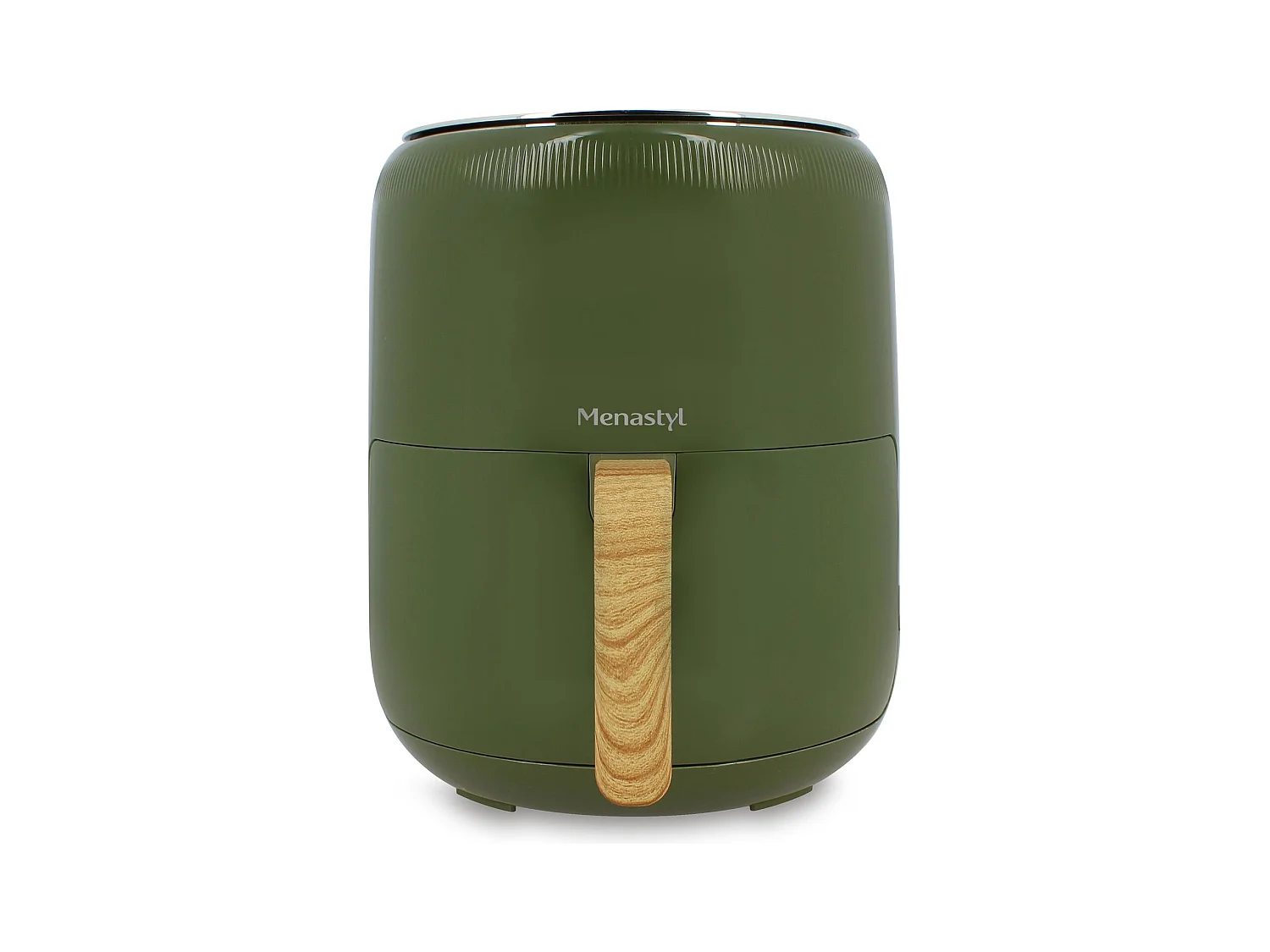 Menastyl - Friteuse A Air Chaud 4.5l Colorama Olive Avec Poignee Finition Bois