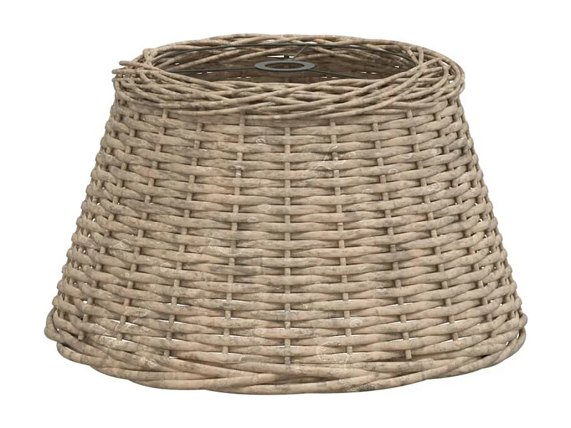 Abat-jour in vimini marrone Ø50x30 cm per un tocco naturale nel tuo interno