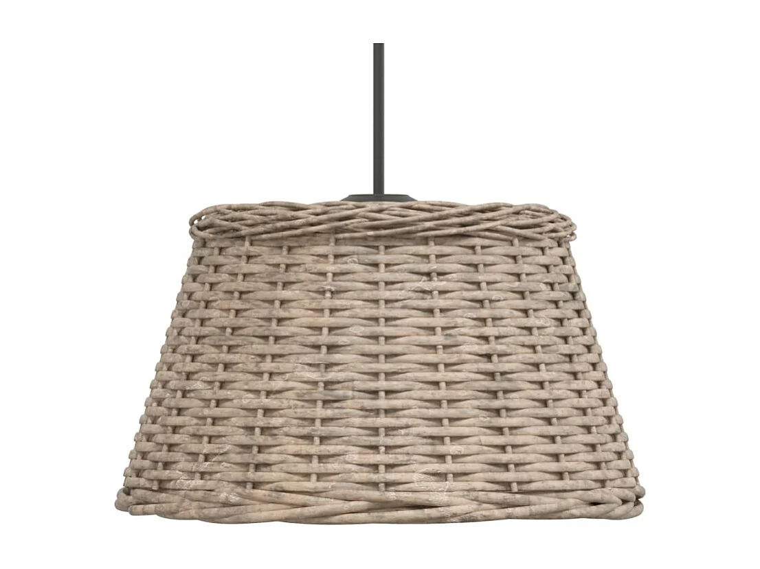 Abat-jour in vimini marrone Ø50x30 cm per un tocco naturale nel tuo interno