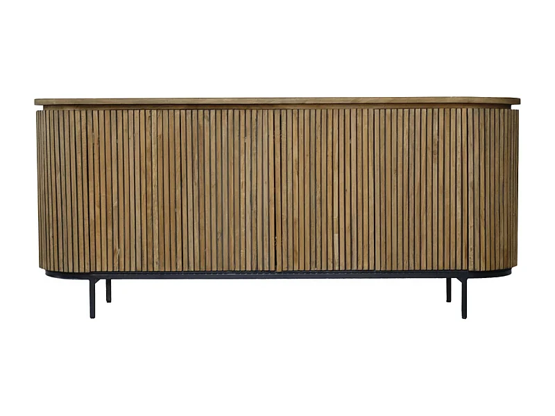 PIANA-Buffet 180 cm en Teck massif recyclé