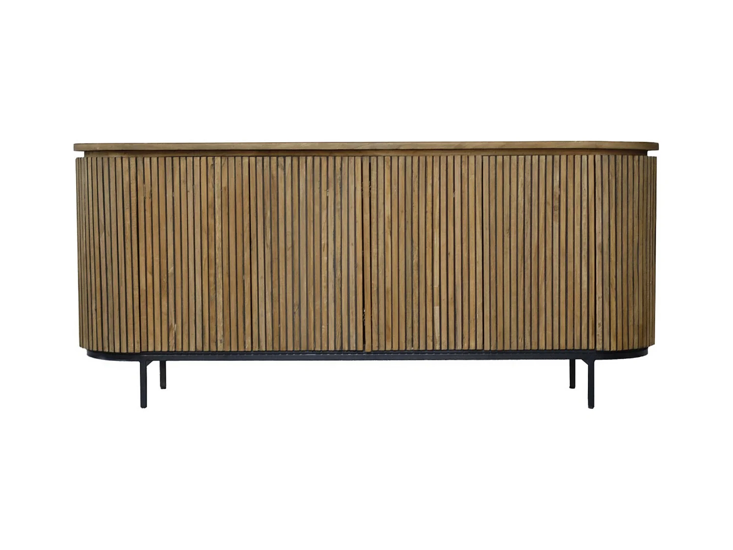 PIANA-Buffet 180 cm en Teck massif recyclé