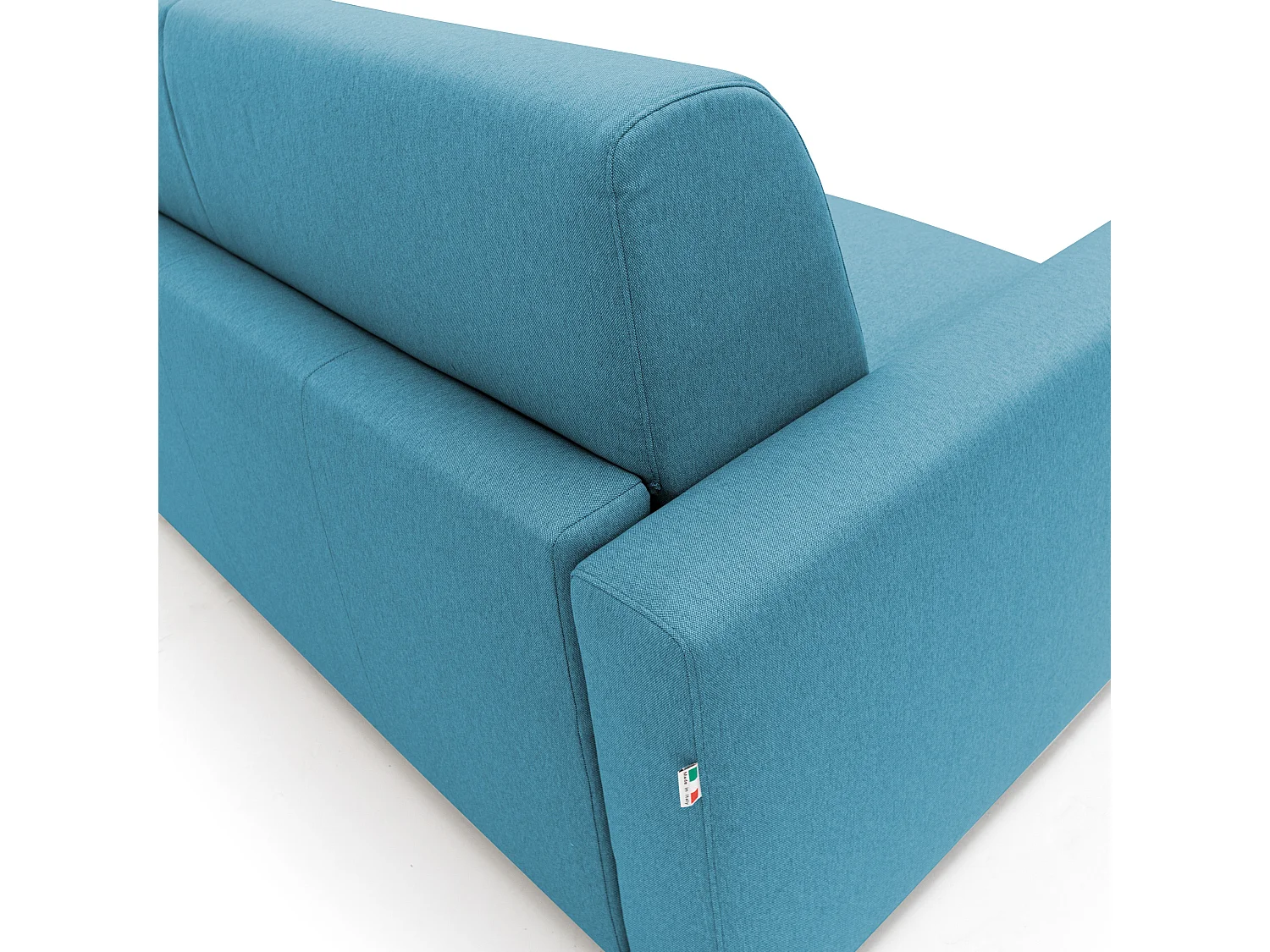 Kansas Canapé lit convertible h20 cm en tissu imperméable T13 212 cm (mat. 160x197) bleu ciel