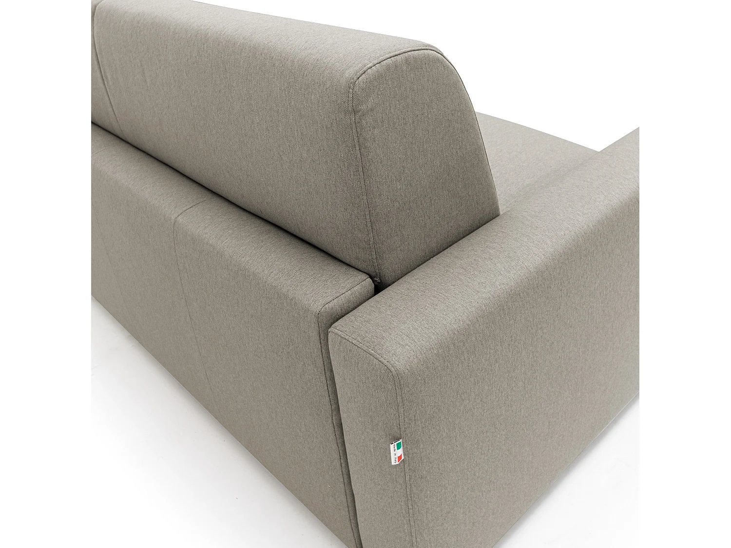 Kansas Schlafsofa mit 20 cm hohen Matratze aus wasserfestem Baumwollmischgewebe T13 212 cm (mat. 160x197) taupe