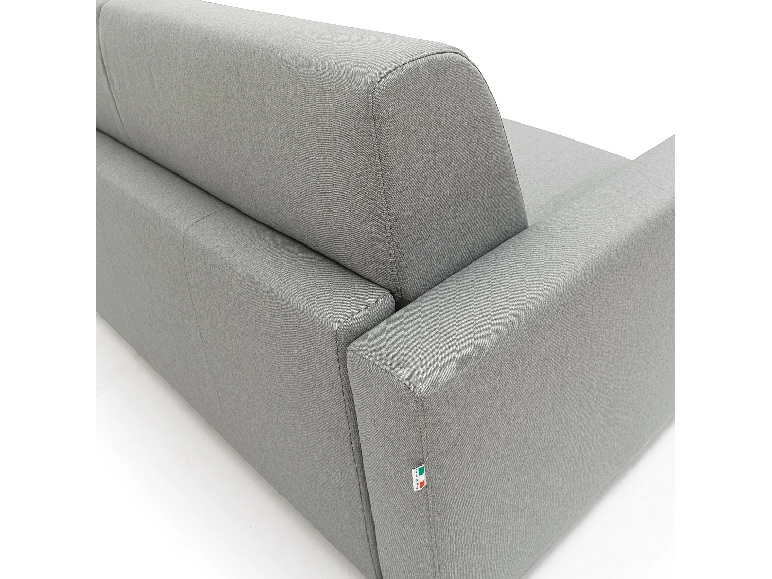 Kansas Canapé lit convertible h20 cm en tissu imperméable T13 212 cm (mat. 160x197) gris