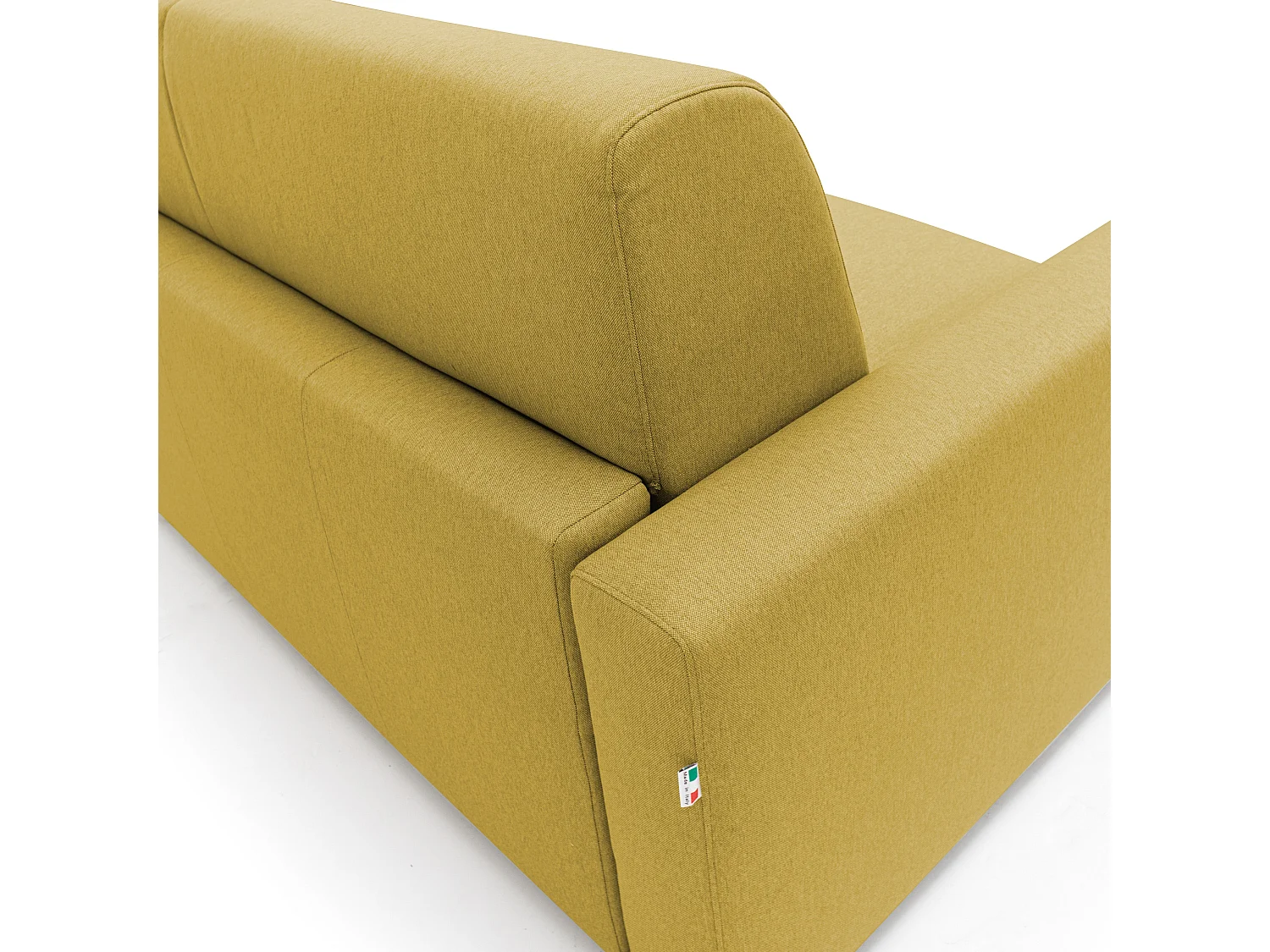 Kansas Divano Letto Matrimoniale alto 20 cm. impermeabile T13 Giallo