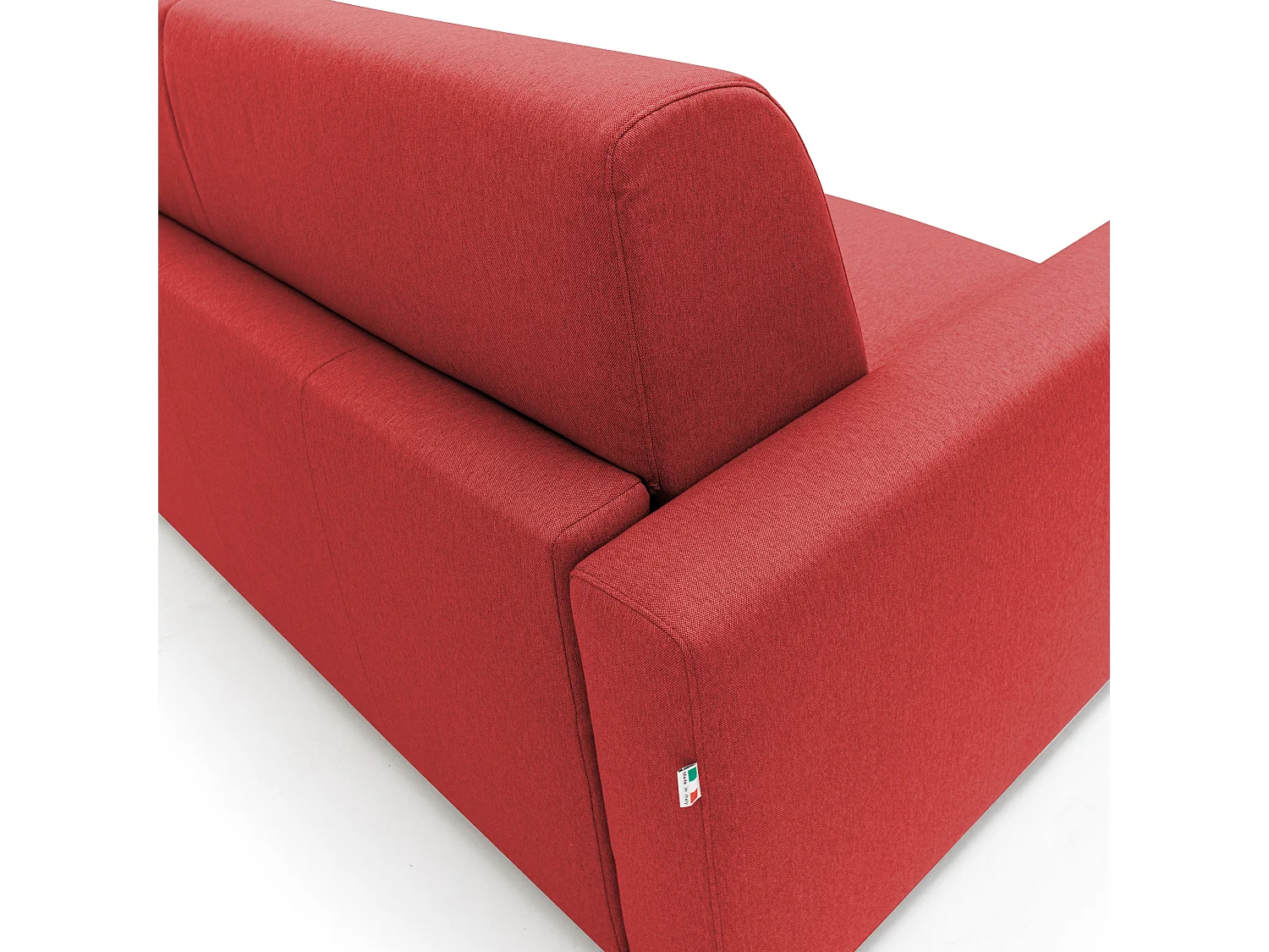 Kansas Divano Letto Matrimoniale alto 20 cm. impermeabile T13 Rosso
