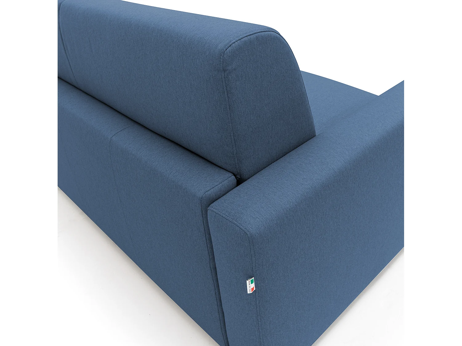 Kansas Divano Letto Matrimoniale alto 20 cm. impermeabile T13 Blu