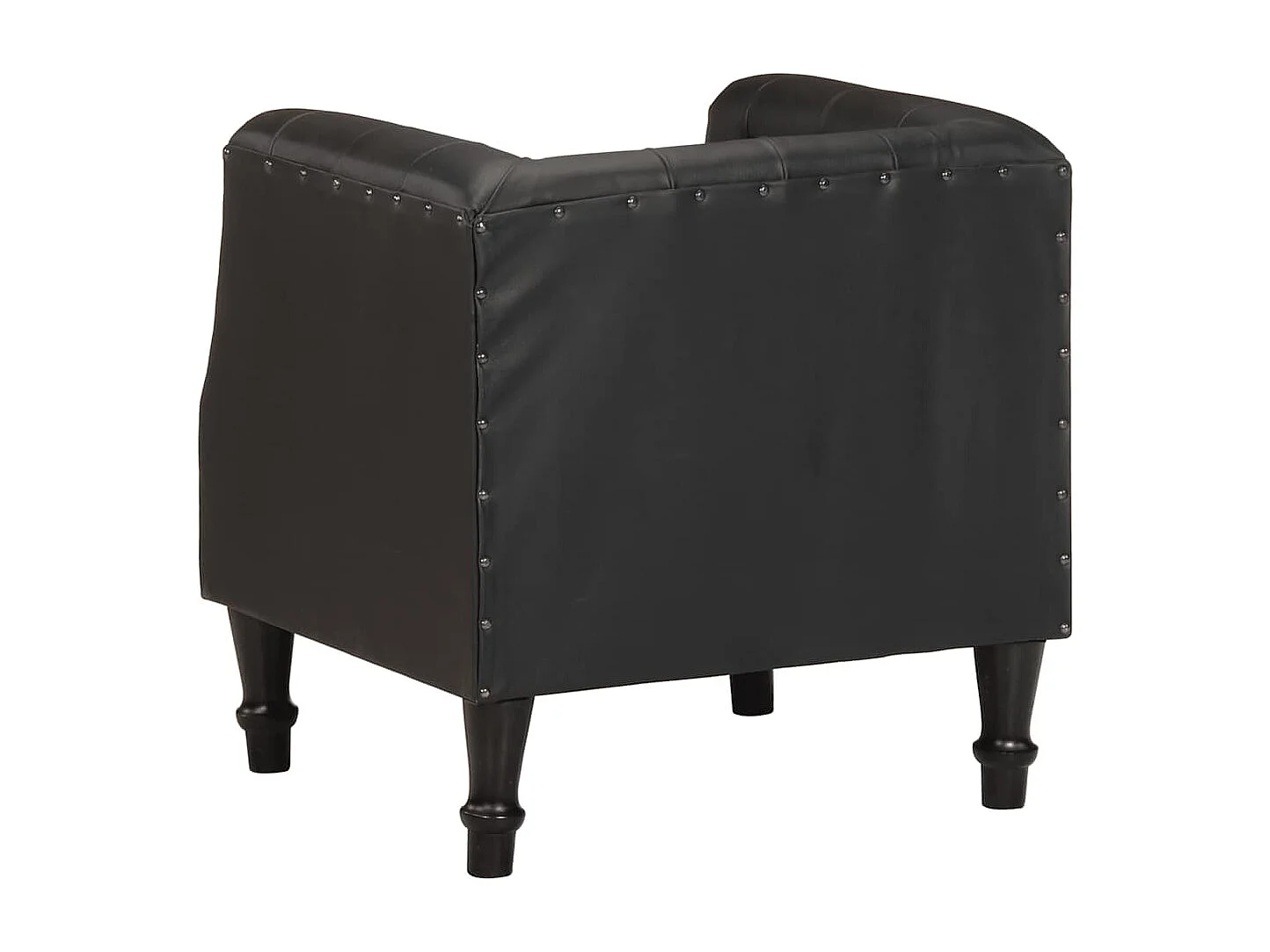 Fauteuil Noir Cuir véritable
