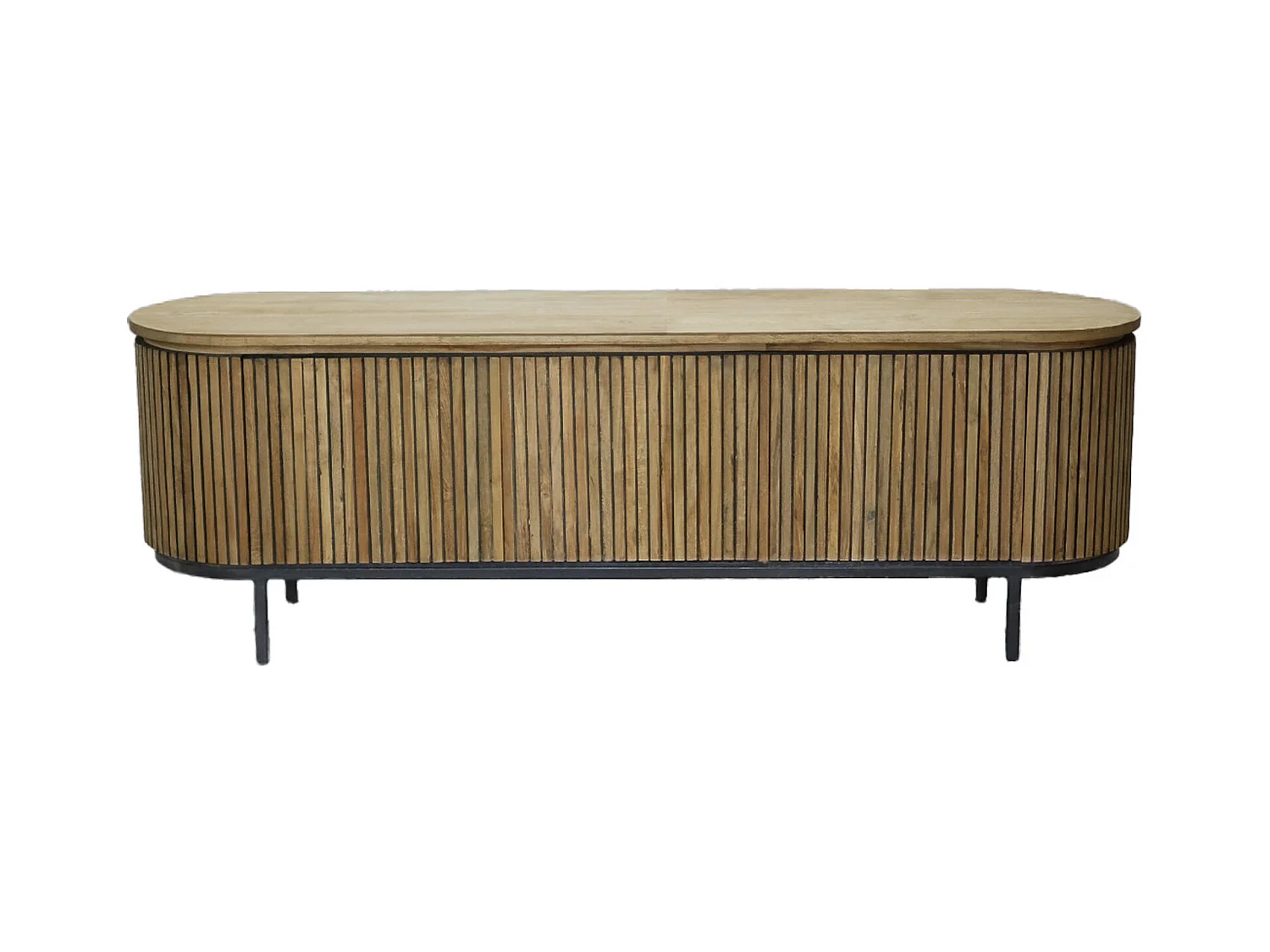 PIANA-Meuble TV 170 cm en Teck massif recyclé