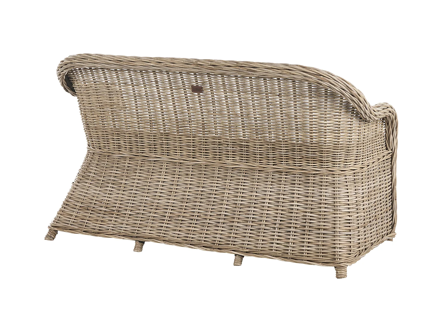 Banc avec coussin d'assise SUSUA 150 cm Rotin Naturel