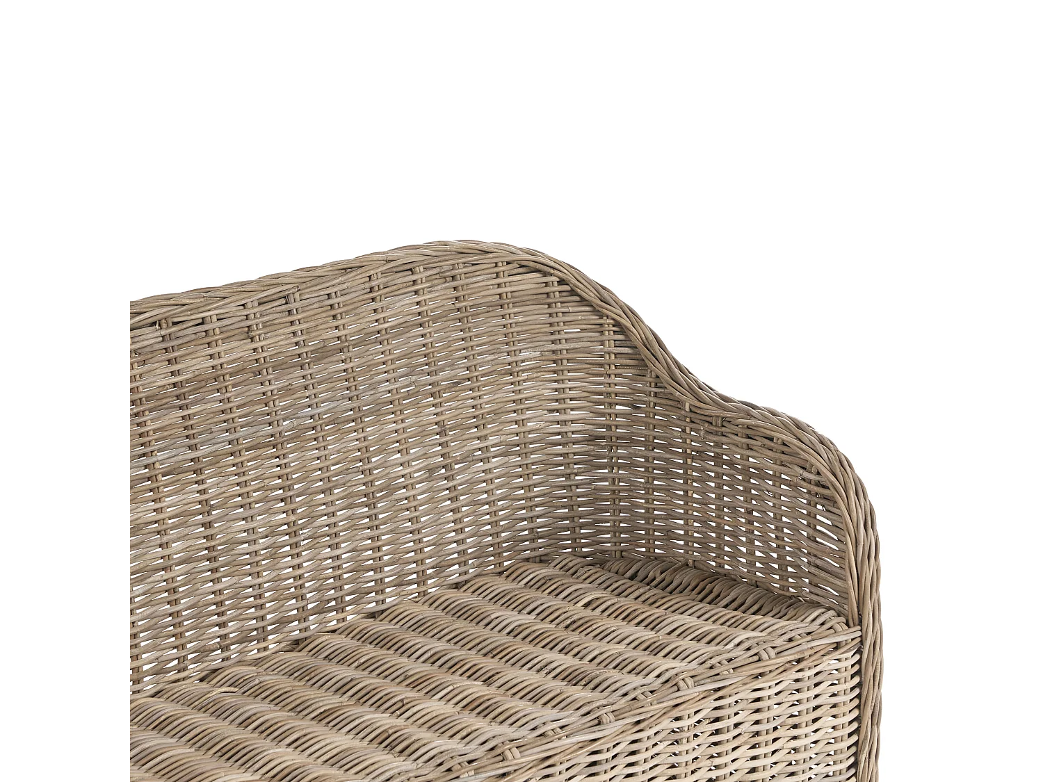 Divano da giardino 2 posti SUSUA Rattan Naturale