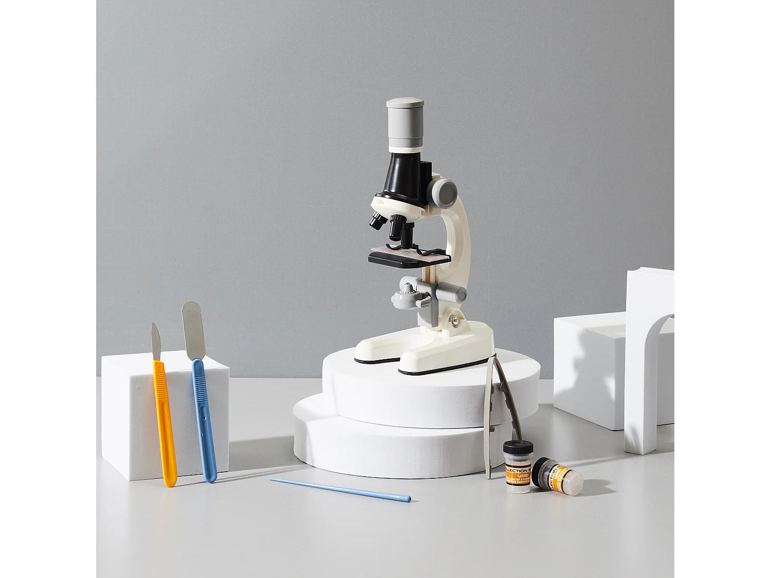 Microscope Pour Enfant Noir, Blanc