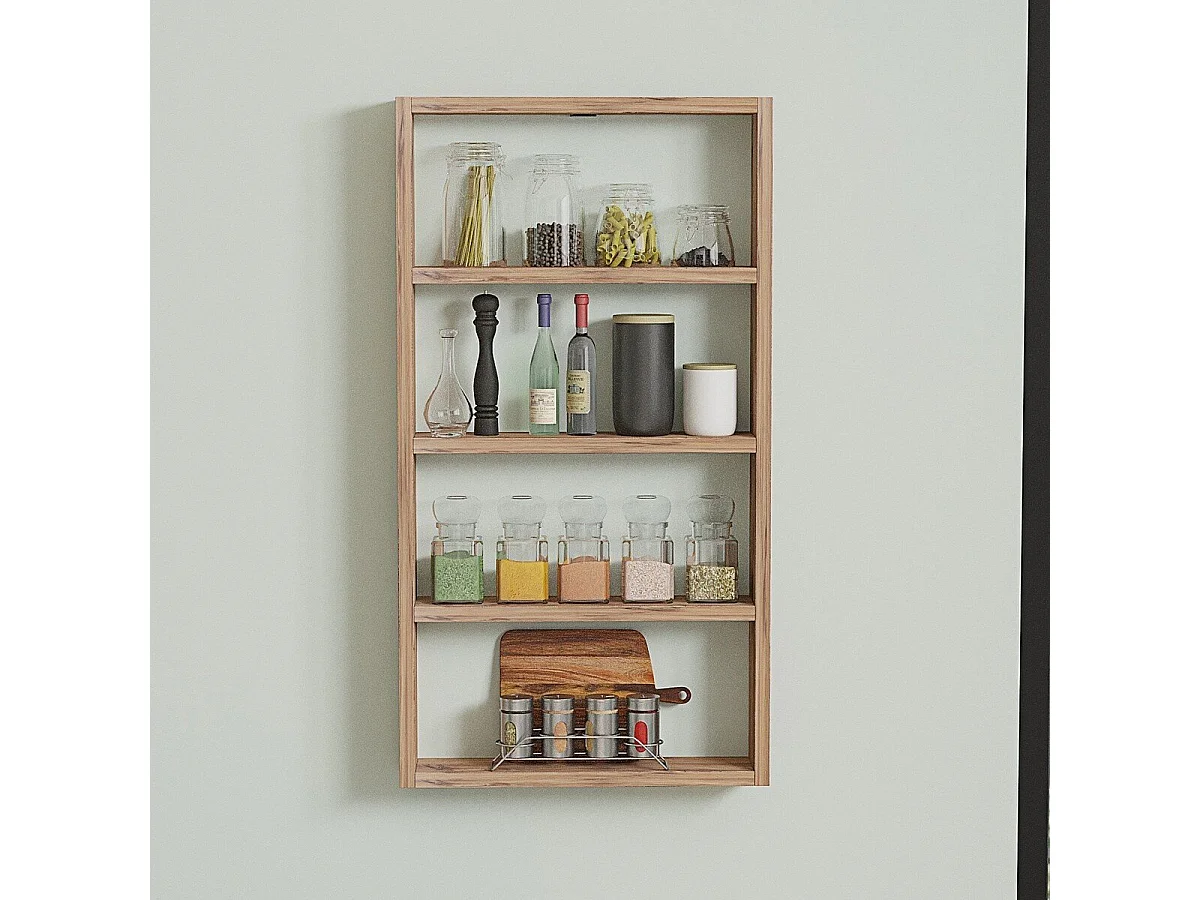 Etagère murale 4 tablettes H80 cm - LYA