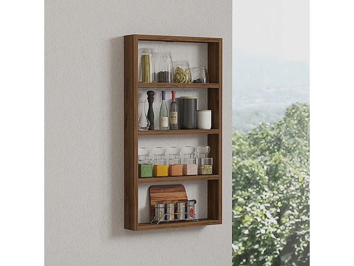 Etagère murale 4 tablettes H80 cm - LYA