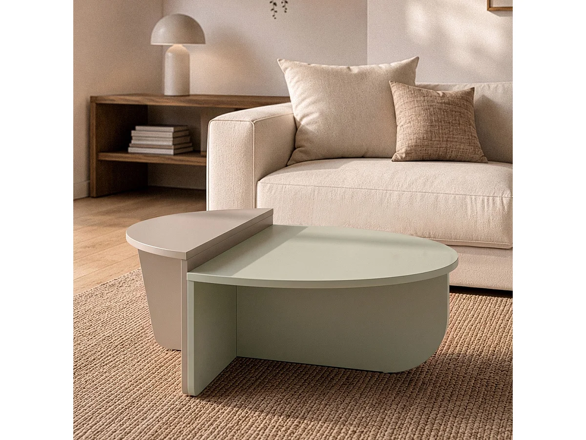 Set aus 2 Couchtischen L90 cm - ORION