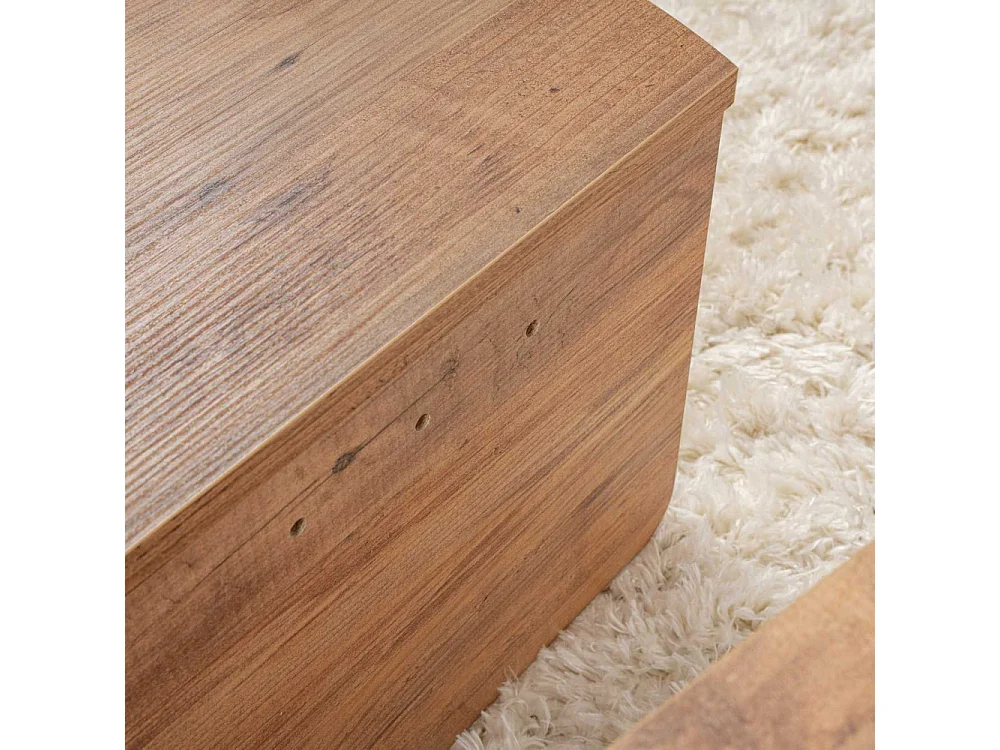 Table basse design Restine L90cm Bois clair