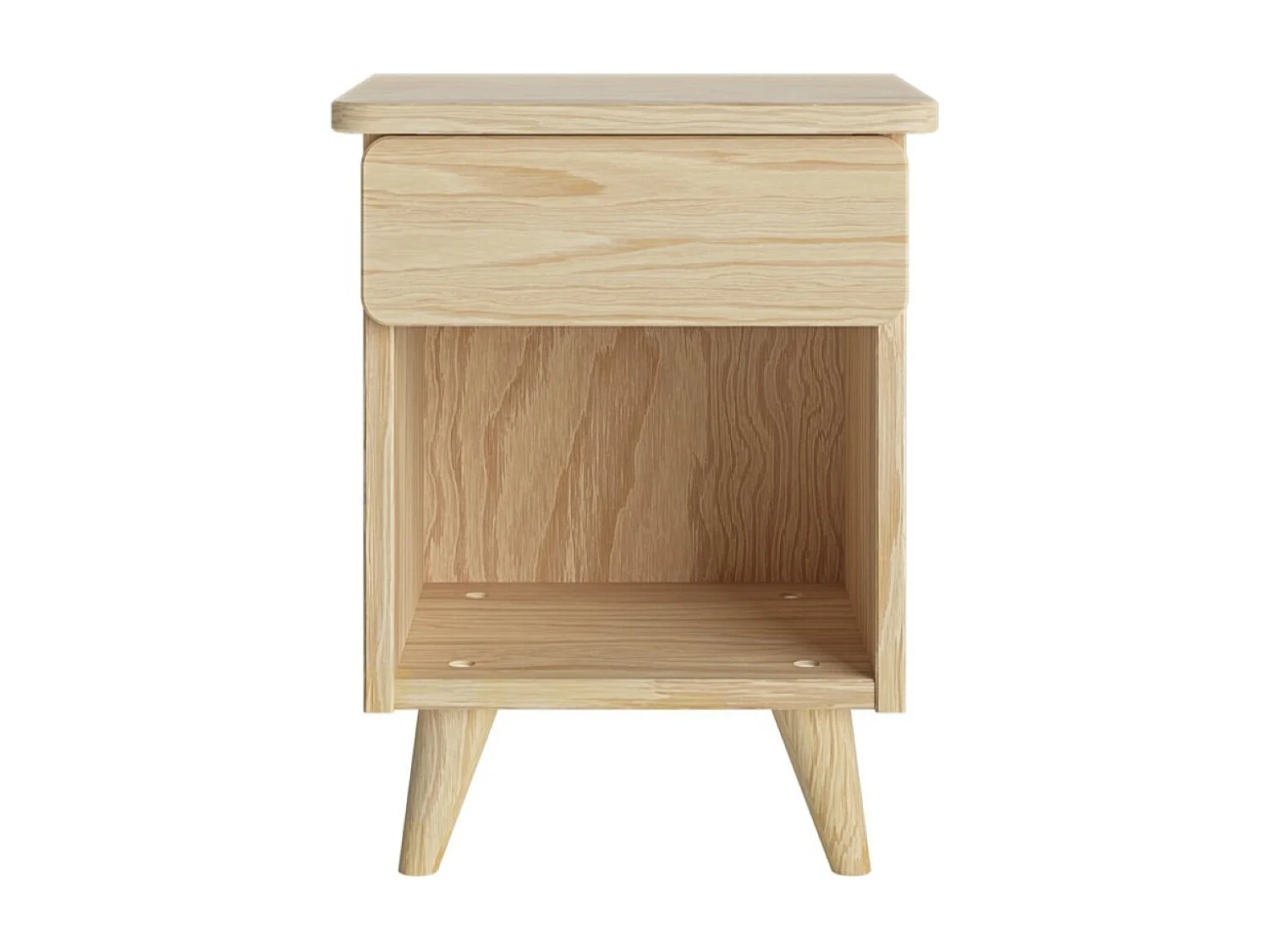 Chevet avec tiroir  bois massif bois naturel LILOW