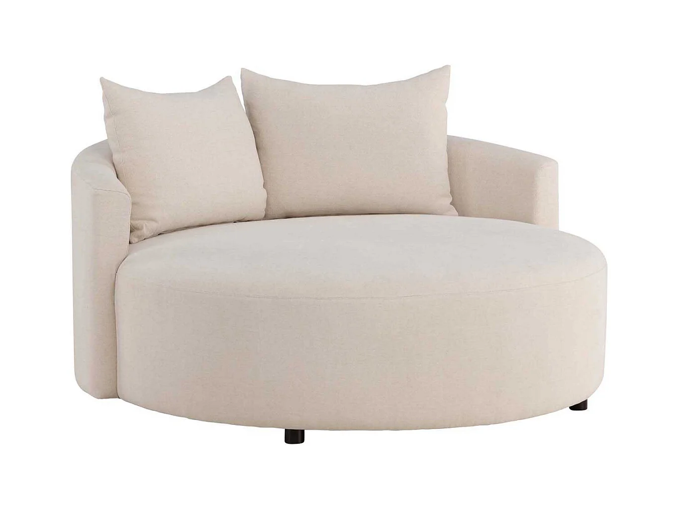 Kelso Sofa Ø150cm 3 Pers. beige.