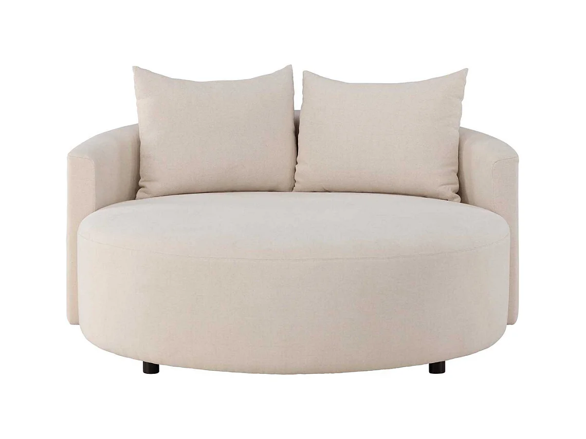 Kelso Sofa Ø150cm 3 Pers. beige.