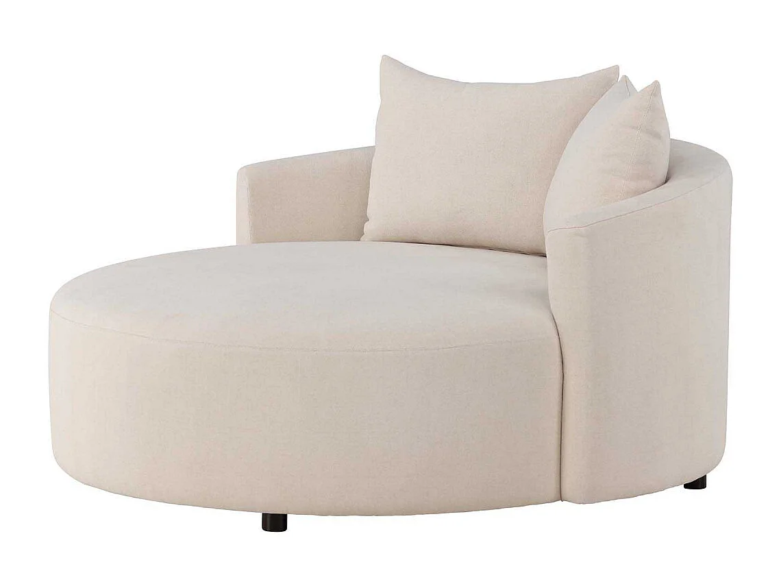 Canapé rond 150 cm en polyester Kelso