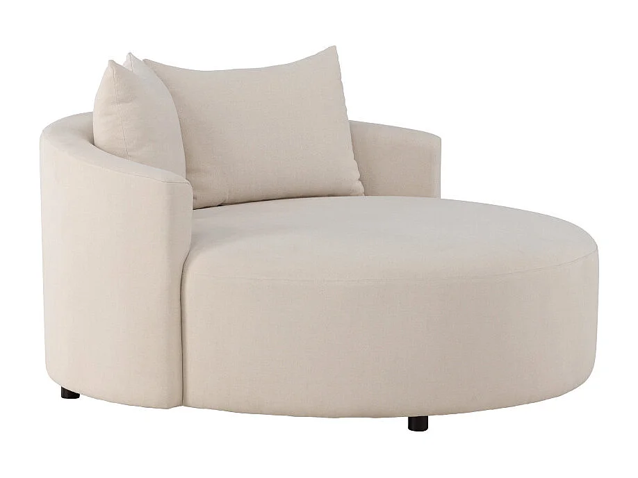 Canapé rond 150 cm en polyester Kelso
