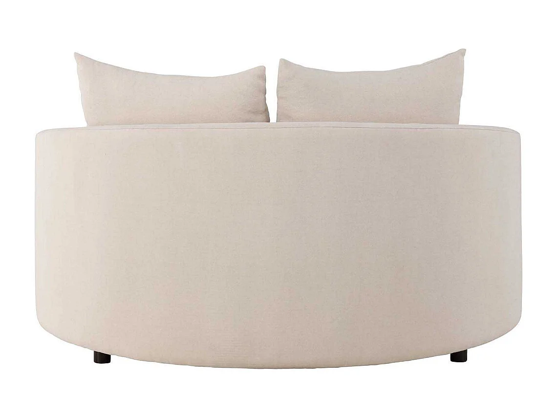 Canapé rond 150 cm en polyester Kelso