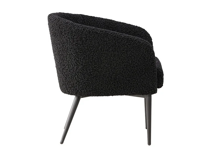 Fluffy Sessel schwarz.