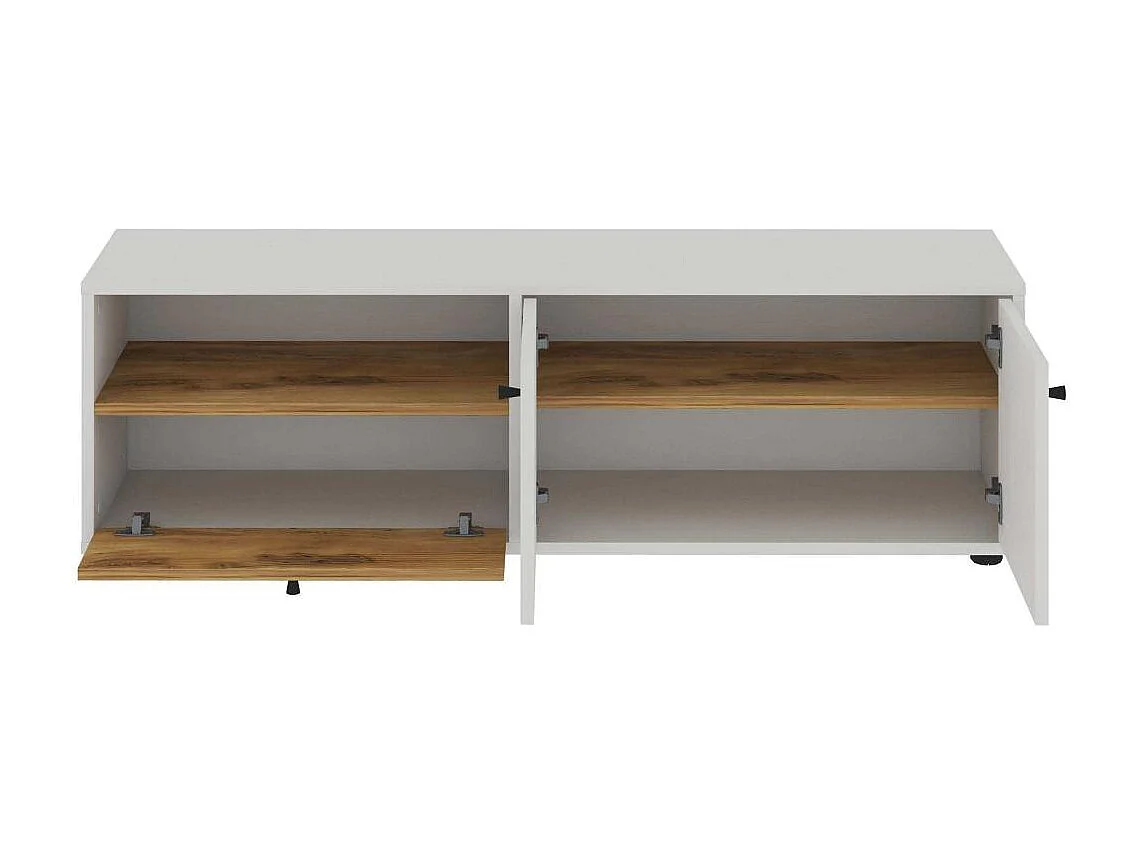 Meuble TV 3 portes en aggloméré Pao