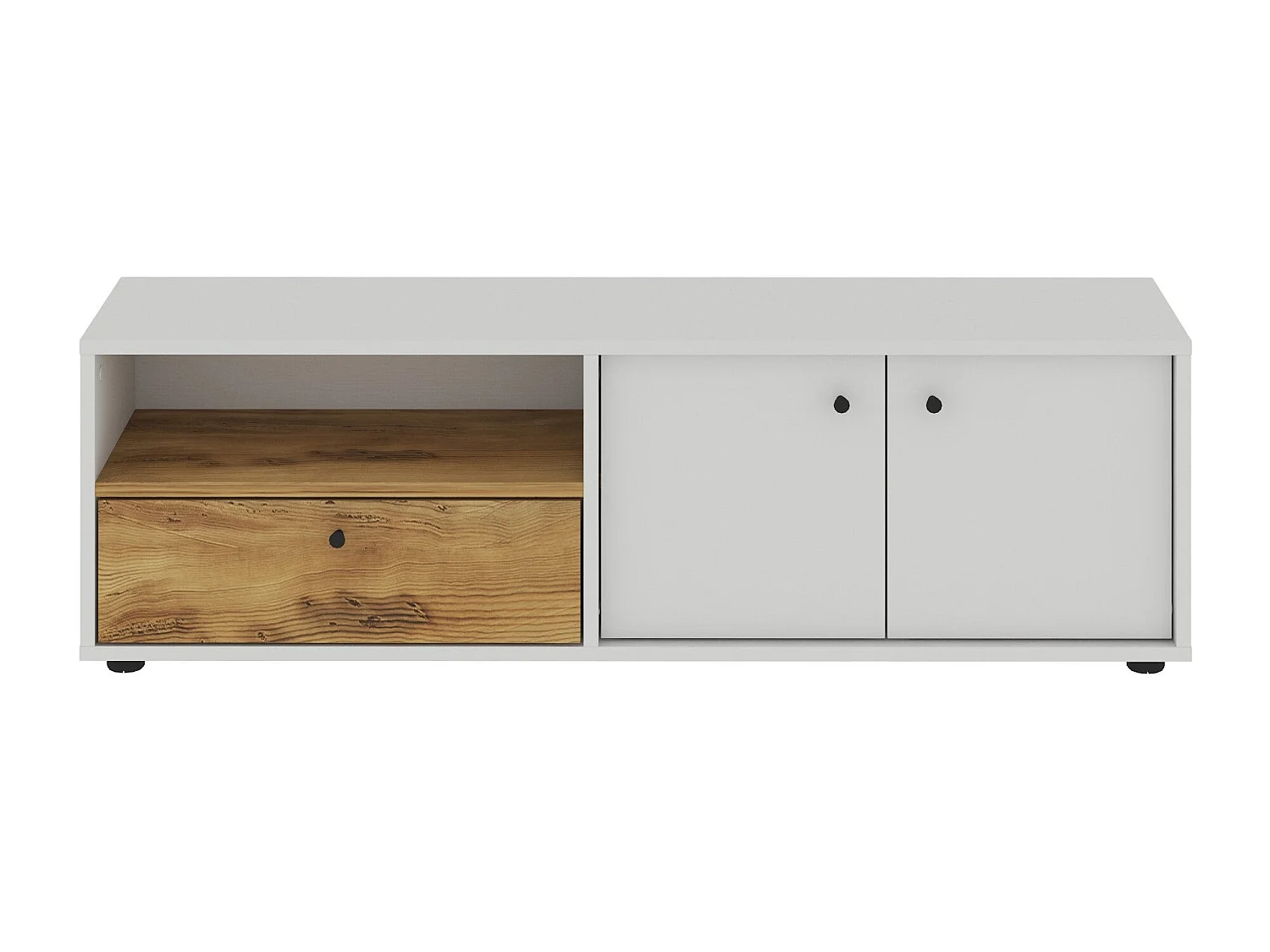 Meuble TV 3 portes en aggloméré Pao